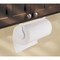 mDesign Plastic Wall Mount / Under Cabinet Paper Towel Holder